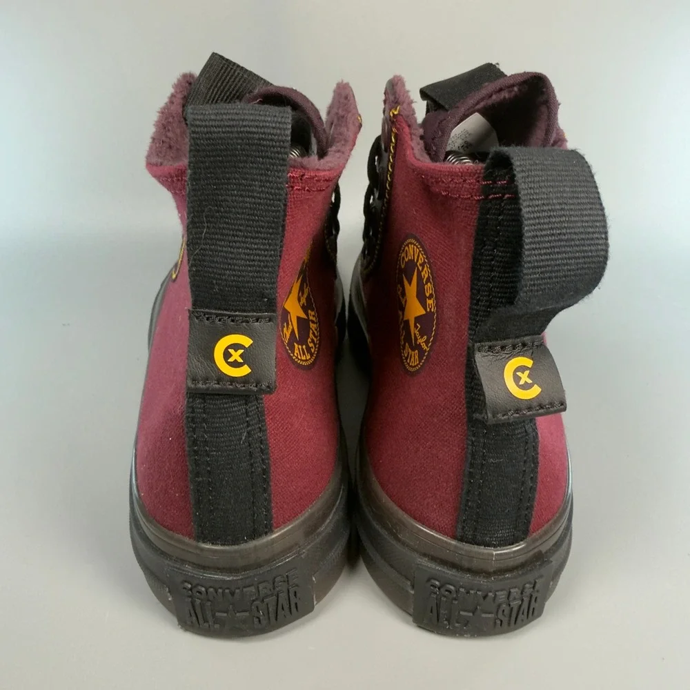 Converse Chuck Taylor All Star Cx Explore Women 6.5 6 1/2 Burgundy Black Sneaker